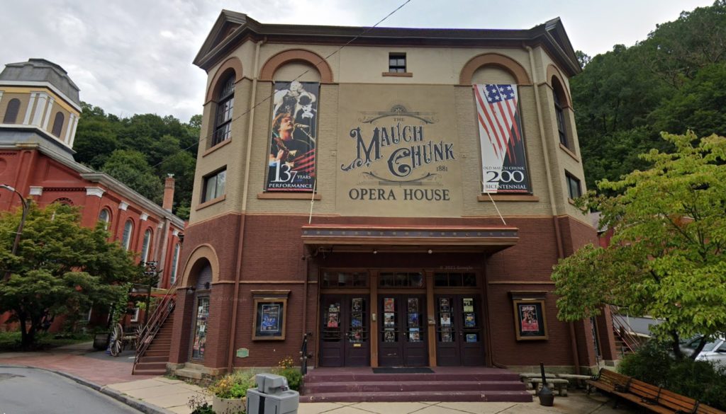 Picture of Mauch Chunk Opera House where the Day of the Rope dance premiered